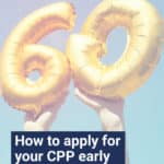 One of the most common questions about CPP is whether it makes sense to take it early. Here's the math on when to apply for your Canada Pension Plan.