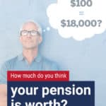 If you are part of a defined benefit pension, remember that the value in these types of pensions really comes with tenure and time.